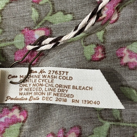 Matilda Jane On a Whim Tiered Babydoll Tank Top XS Floral Brown Pink Cross Back - Picture 7 of 8